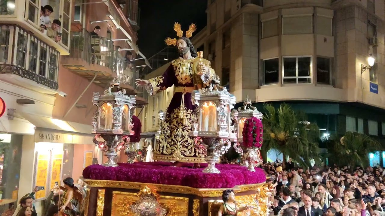 Málaga 2025 || Nuestro Señor Jesucristo de la Sagrada Cena || Vía Crucis Agrupación de Cofradías