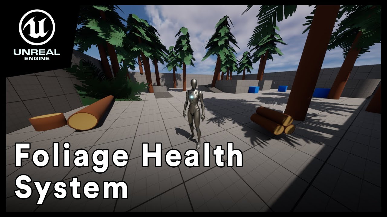 ИНТЕРАКТИВНЫЕ ДЕРЕВЬЯ СО ЗДОРОВЬЕМ &mdash; Учебное пособие по Unreal Engine 5
