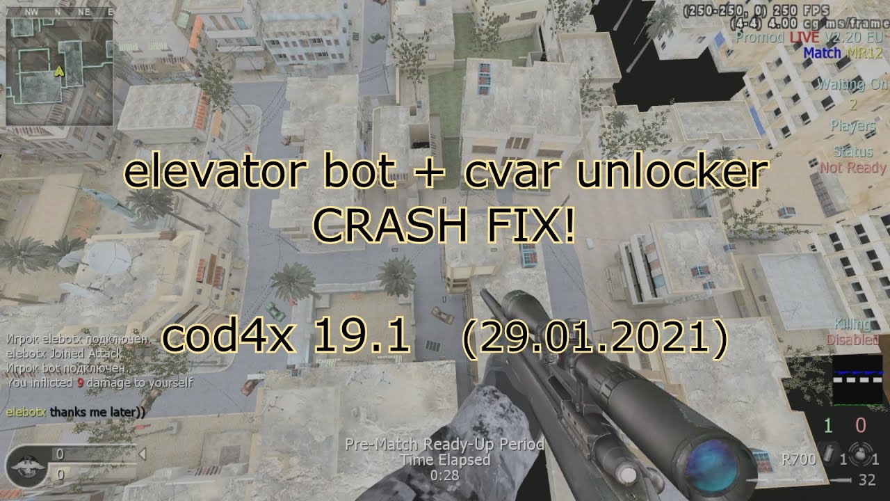 cod4x elebot, cvar unlocker 2021
