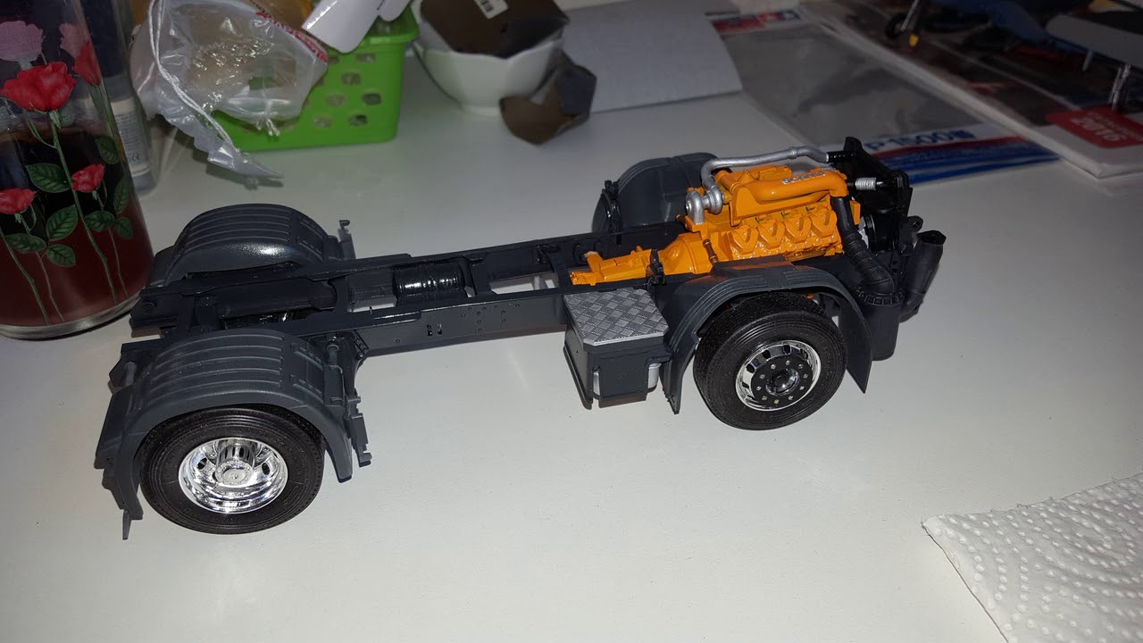Italeri Scania R730 3883 & Trailer 3809 1.24 Build Final