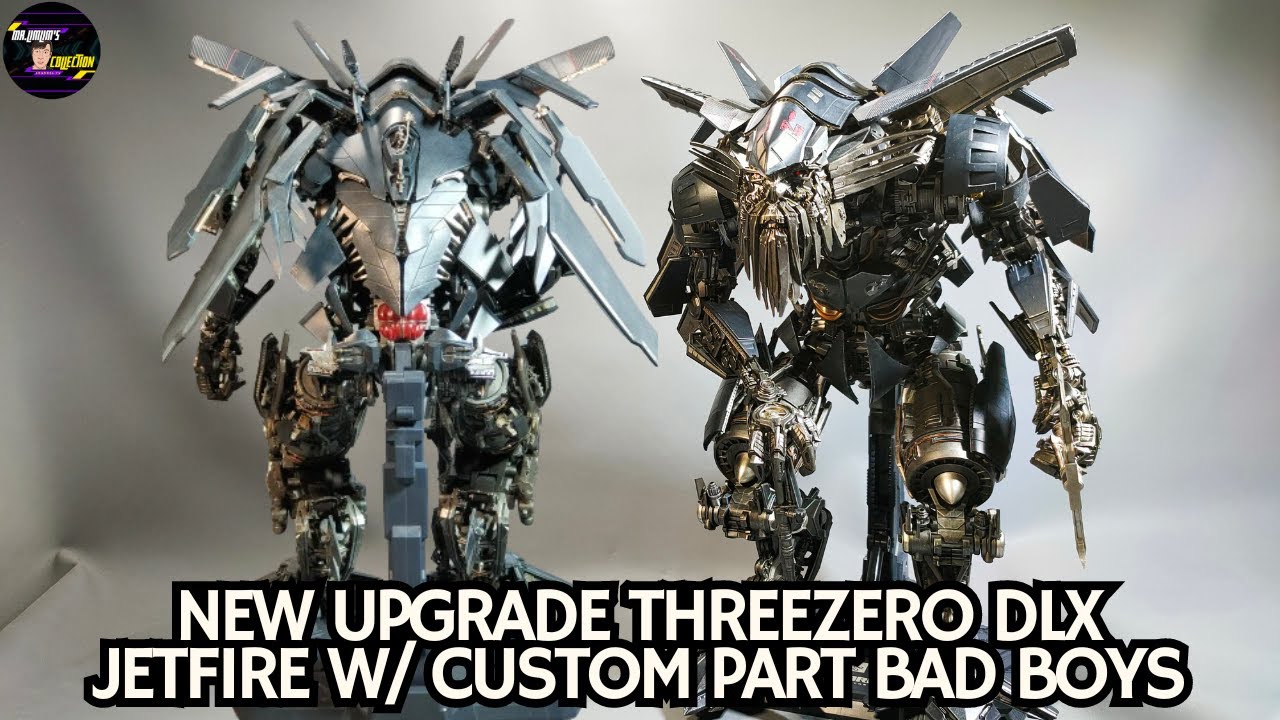 WAJAH BARU..!! Upgrade Threezero DLX Jetfire ROTF with Custom Parts By Bad Boys