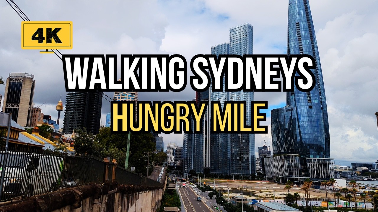 Walking Millers Point: The Plague, The Docks, and High Street 4K