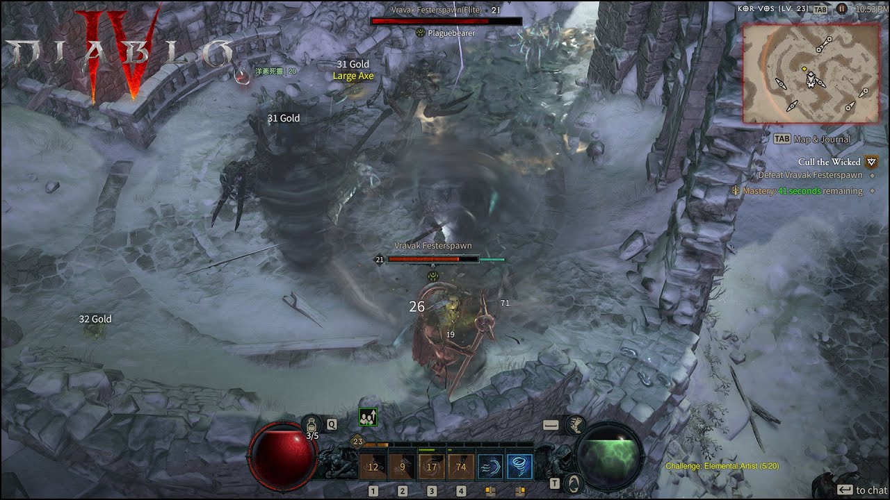 Build druide tornade Diablo 4, tempêtes et cataclysmes !