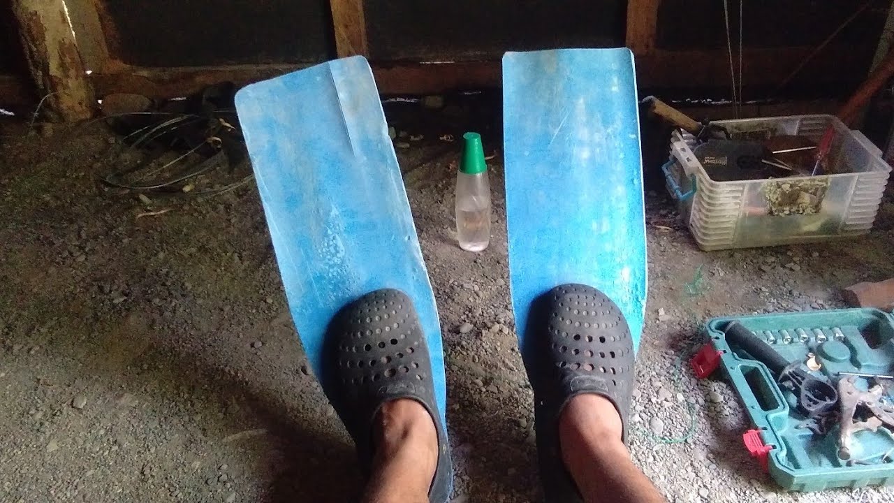 making my own diving fin