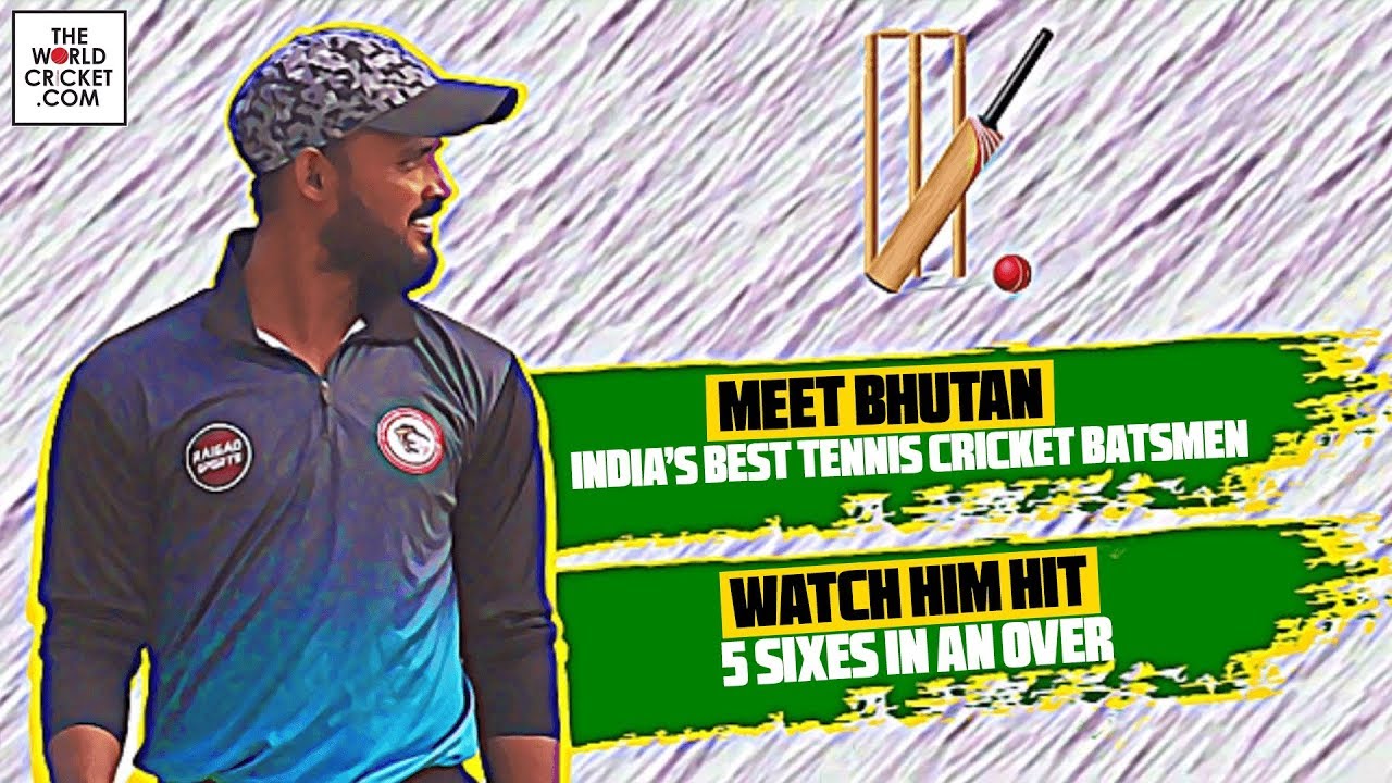 Meet Bhutan (India's Best Tennis Cricket Batsmen) hitting 5 Sixes in an Over in KMPL Final 2019