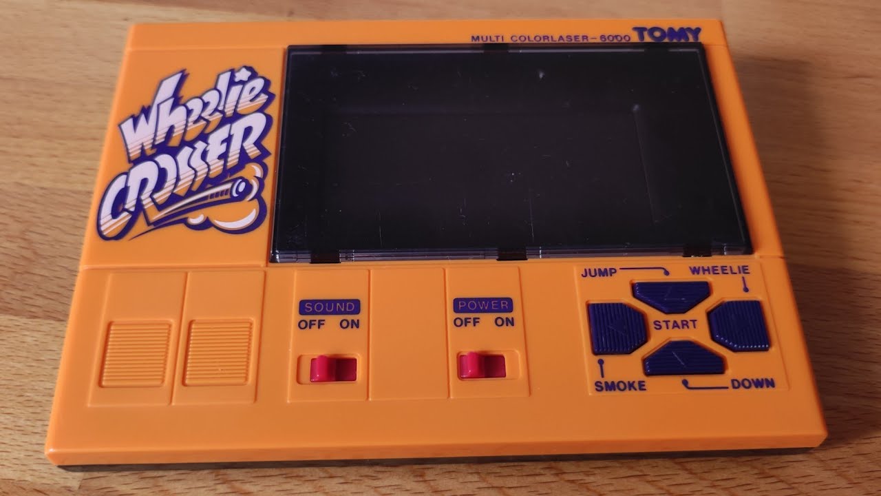 TOMY Wheelie Crosser 1983 Handheld retro lcd game