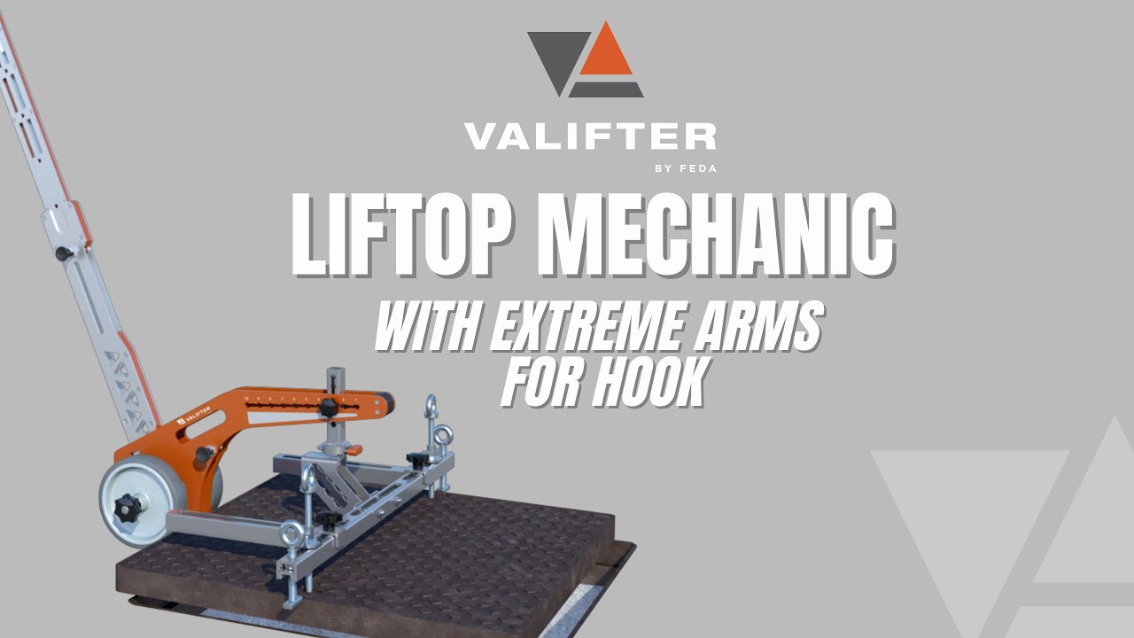 Liftop Mechanic - aprire chiusini bloccati con i bracci extreme per Hook