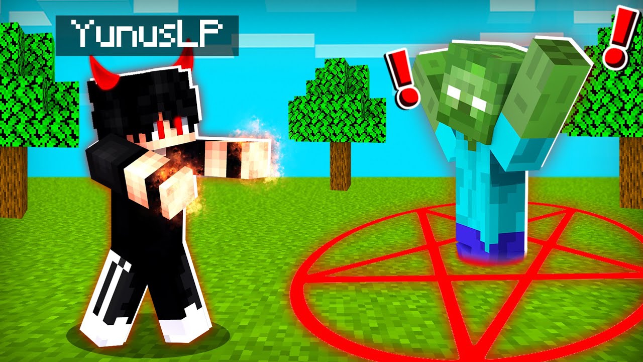 Minecraft'ta ŞEYTANİ GÜÇLERİM Var!