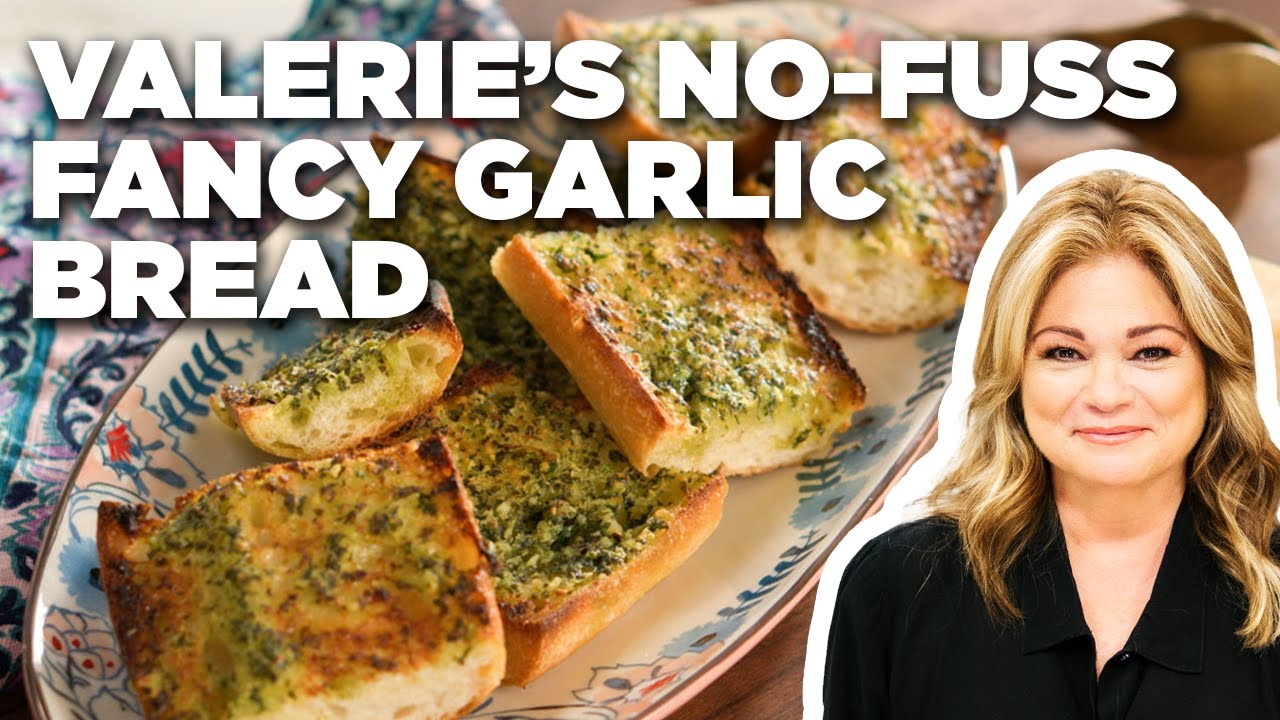 Valerie Bertinelli's No-Fuss Fancy Garlic Bread | Valerie's Home Cooking | Food Network