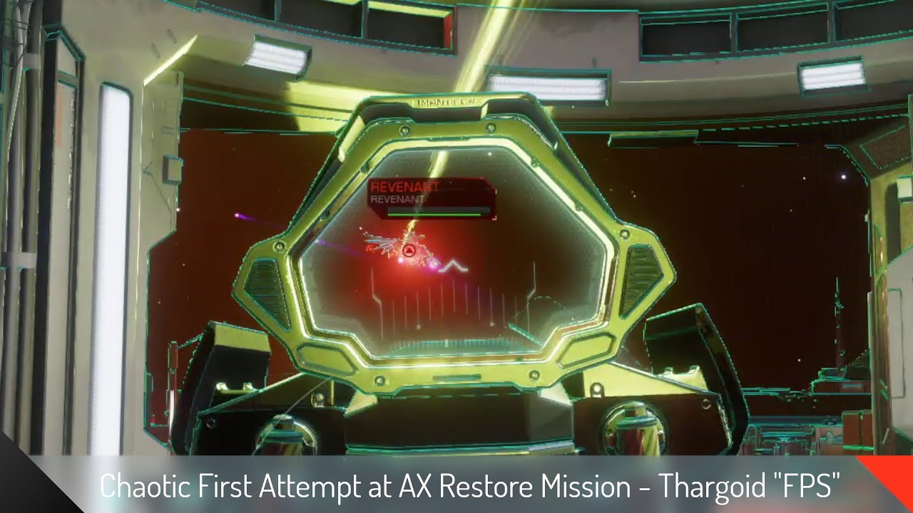Chaotic First Attempt at AX Restore Mission - Thargoid 