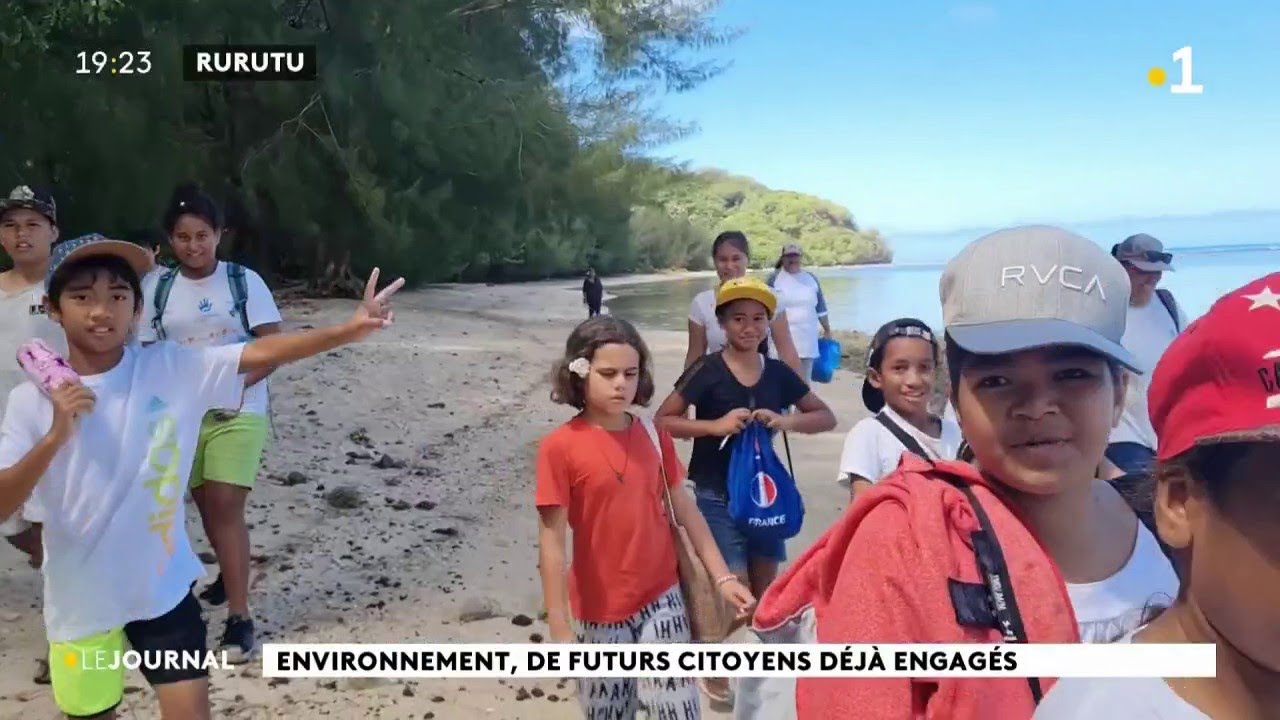 Rurutu : Environnement, de futurs citoyens déjà engagés.