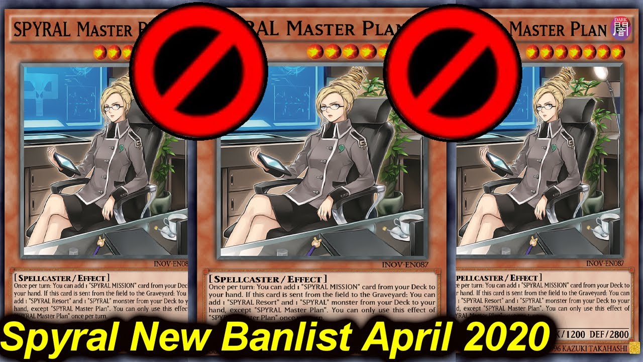 【YGOPRO】SPYRAL DECK Apr.2020 - NEW TCG BANLIST!!