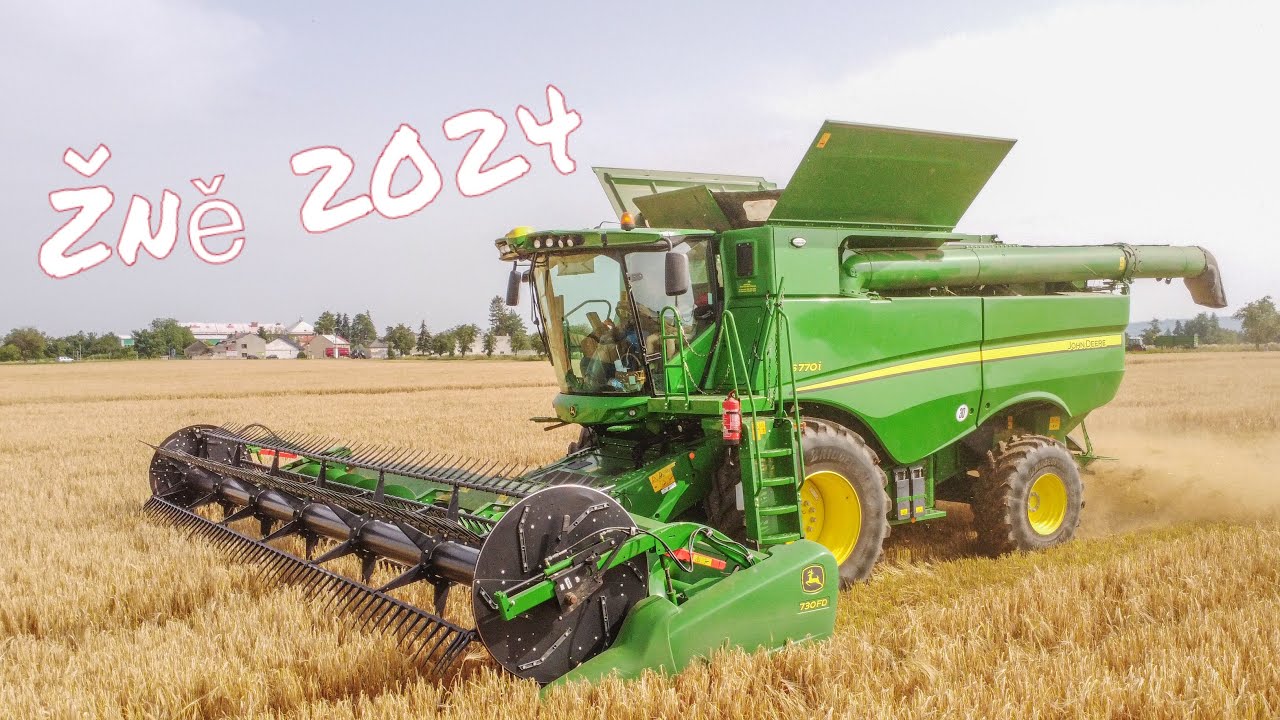 Žně 2024 | John Deere S770i | Sklizeň Ozimého Ječmene | První Sklizeň Ozimého ječmene 2024