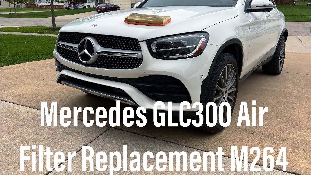 Замена воздушного фильтра для Mercedes GLC 300 2020 года с двигателем M264