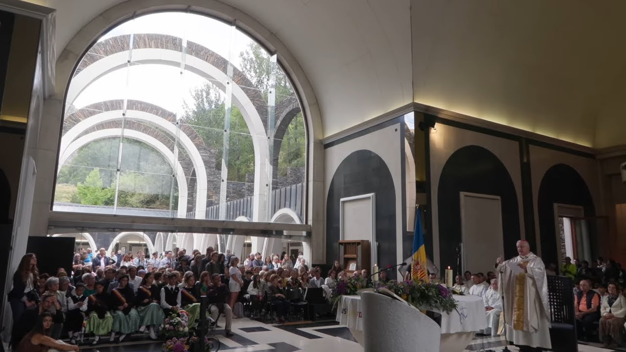 Festa de Meritxell al Santuari, presidida per Mons  Vives