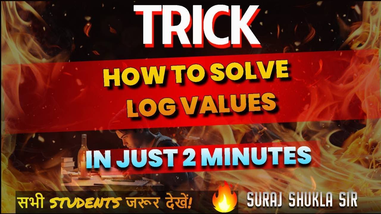 HOW TO SOLVE LOG VALUE WITHIN SECONDS #jeeproblems #chemicalreaction #iitadvanced#chemicalkinetics