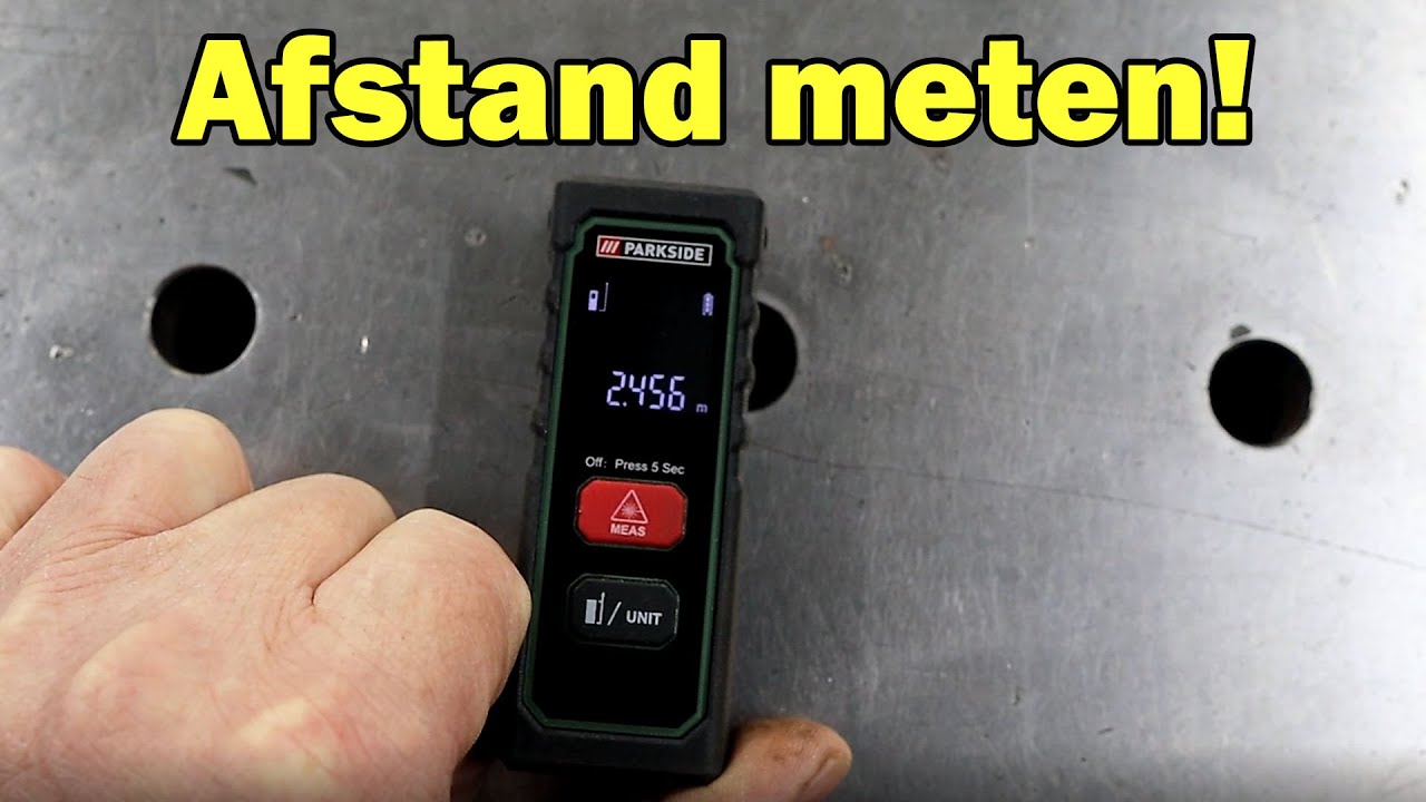 Een Parkside Laserafstandsmeter van de Lidl is dat eigenlijk wel wat?