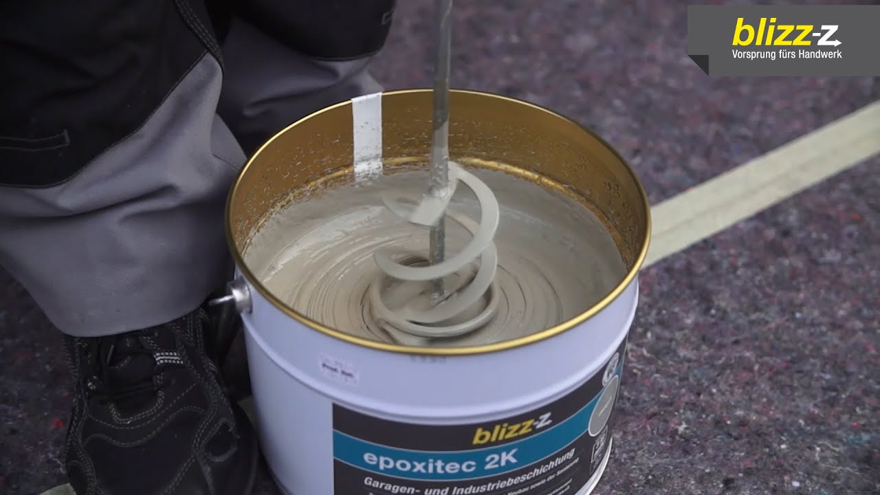 Bodenbeschichtung mit Epoxidharzdispersion für erhöhte Beanspruchung