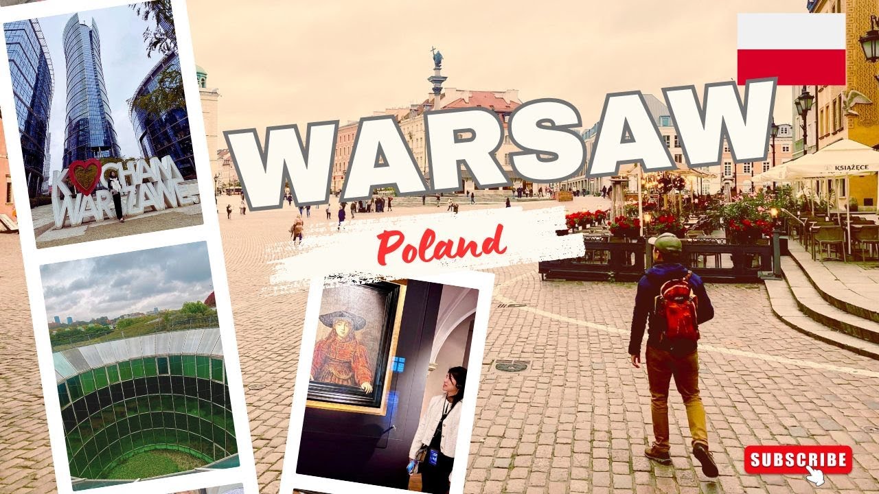 Visit Warsaw Poland. Train from Gdansk. Old Town walking tour. Botanical garden. Rembrandt painting