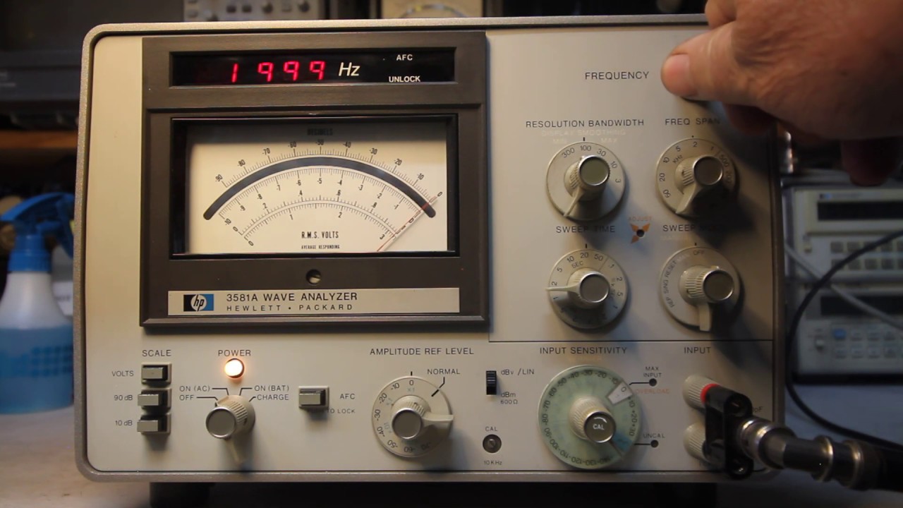 HP 3581a Wave Analyzer