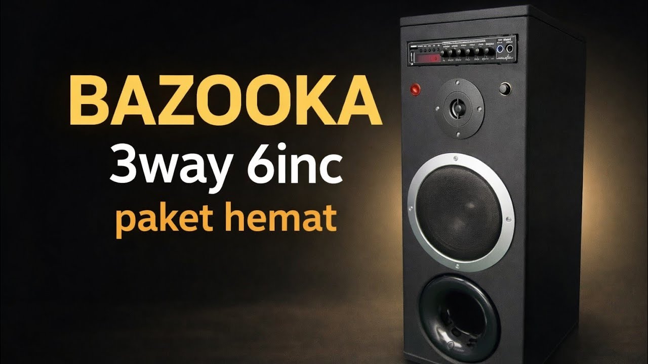Speaker 3way 6inc munggil horex