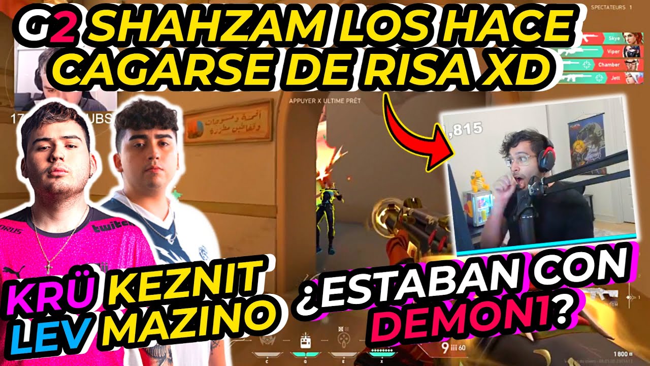 KEZNIT Y MAZINO ENCUENTRAN A G2 SHAHZAM EN SU TEAM y NO PARAN DE REIR XD | KEZNIT DA INCREIBLE FINAL