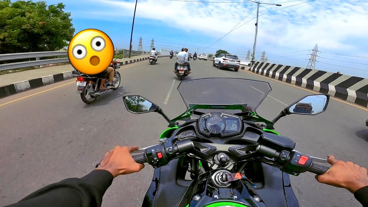 Ninja 650 Through city 💯🔥