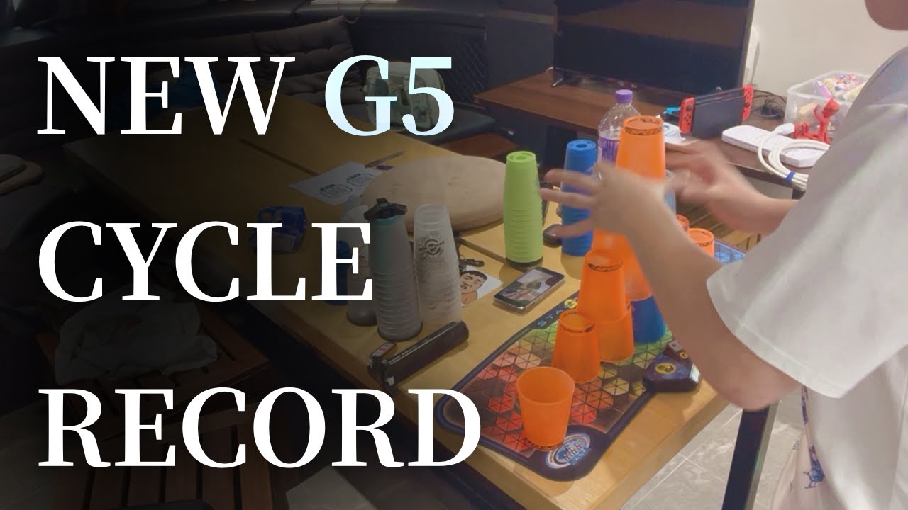 Sport Stacking | New G5 cycle record ~ 5.144!!! and extras
