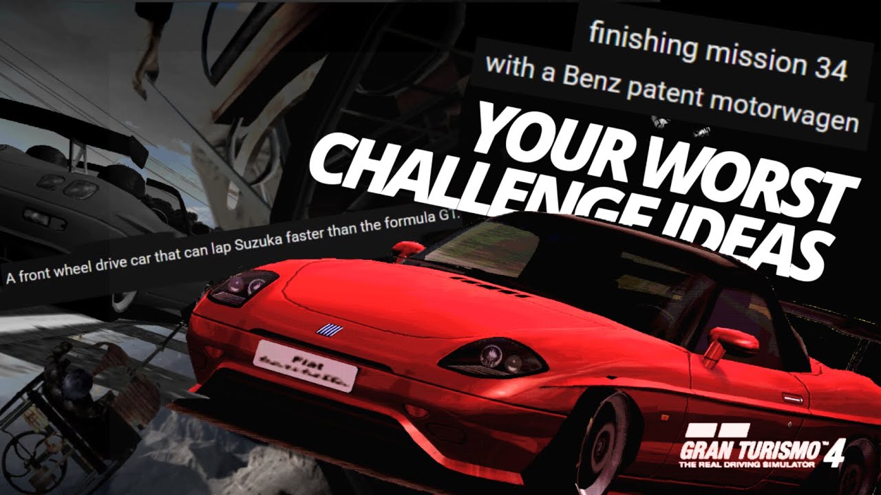 Trying to beat your worst Gran Turismo 4 Challenge Ideas
