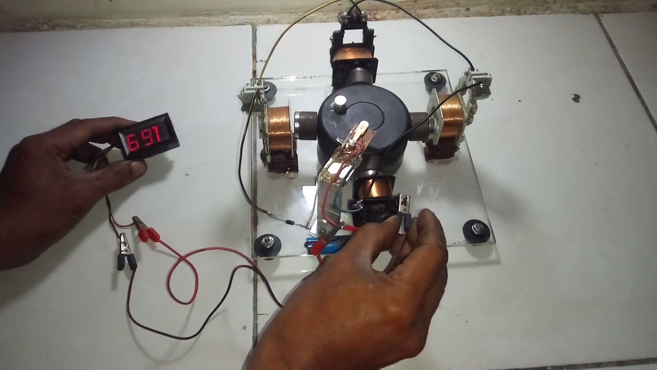 Real overunity System Self Charging, Free Energy dengan sistem motor pulse sederhana