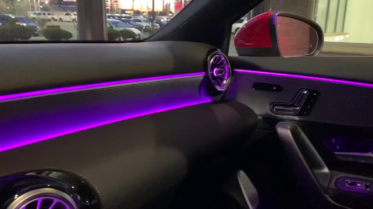Ambient Lighting on a Mercedes-Benz A-Class