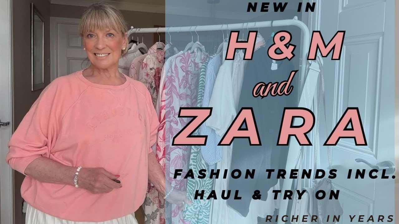 H&M and ZARA 👱‍♀️ NEW IN Fashion for Women WHATEVER YOUR AGE!!!  Inc. my HAUL & TRY ON at 75