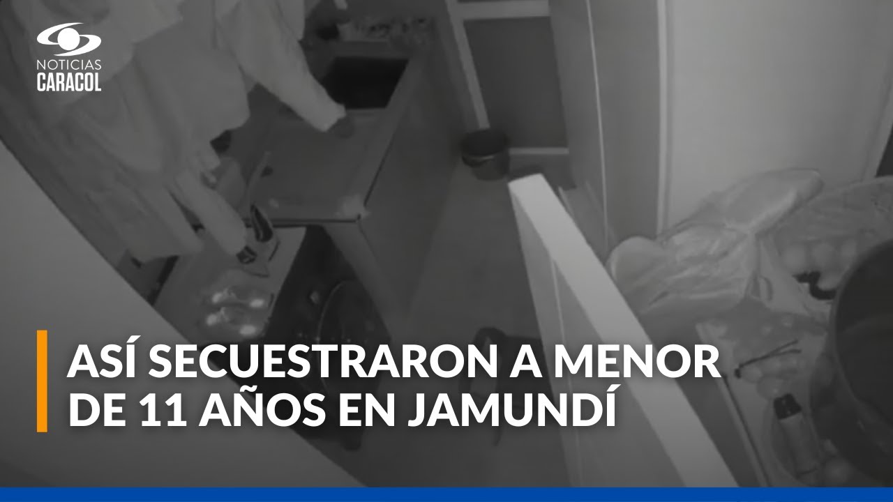 Revelan videos del secuestro de niño de 11 años en Jamundí, Valle del Cauca
