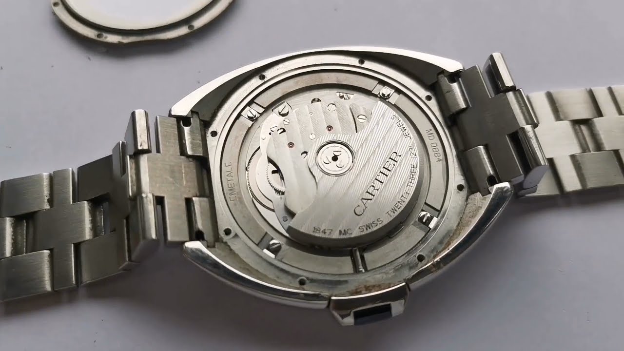 Cartier Mechanical Watch Cal.1847 Self-Winding Movement Multi-Fault Repair Oil Wash Maintenance