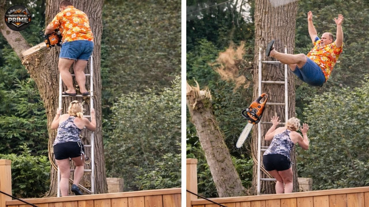 Idiots With Chainsaws: Tree Cutting Fails | Extreme Dangerous Logging Truck Fails #26