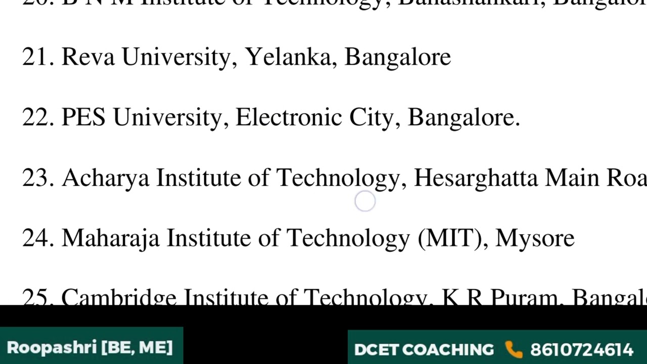 Top 30 Engineering College List