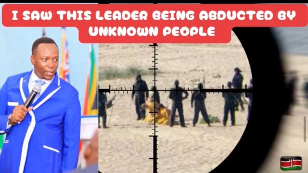 I SAW THIS LEADERS BEING ABDUCTED DURING THE.....