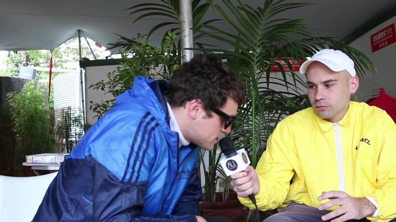 DMAs: Interview at Falls Festival (Lorne, Victoria 2014)