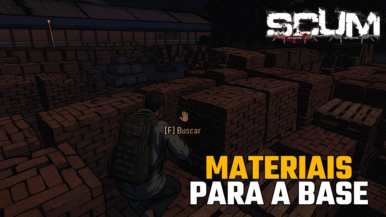 SCUM - Em busca de Tijolos, cascalho e cimento #scumbrasil #scum
