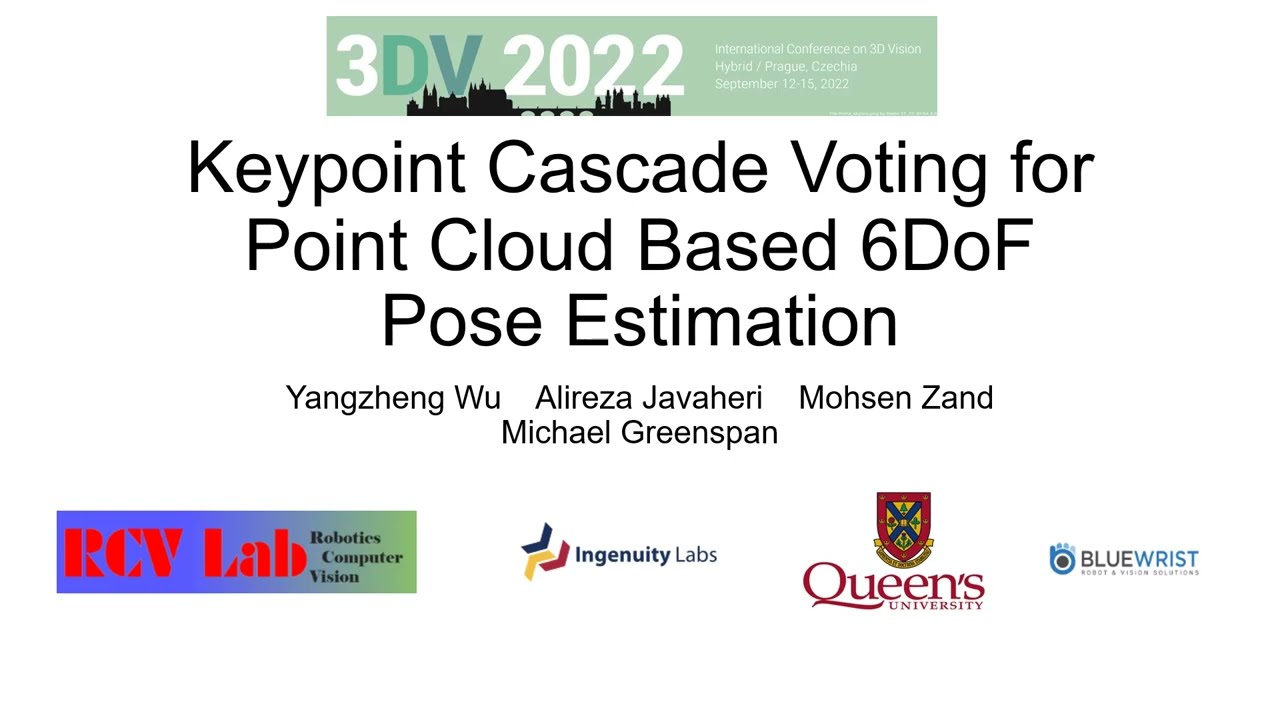 RCVPose3D: Keypoint Cascade Voting for Point Cloud Based 6DoF Pose Estimation