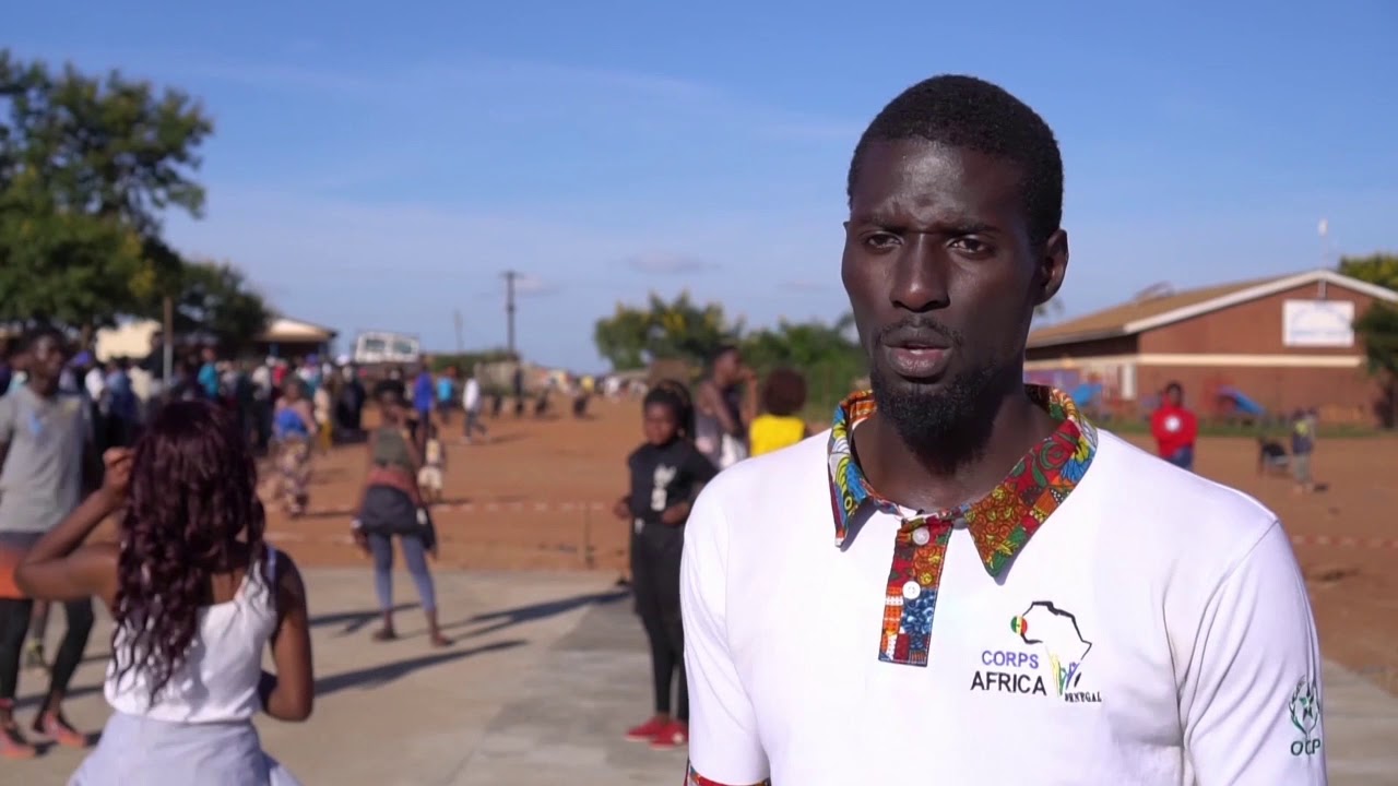 CorpsAfrica - Dzaleka Refugee Camp Basketball Court Project with the NBA and OCP - 3 minute version