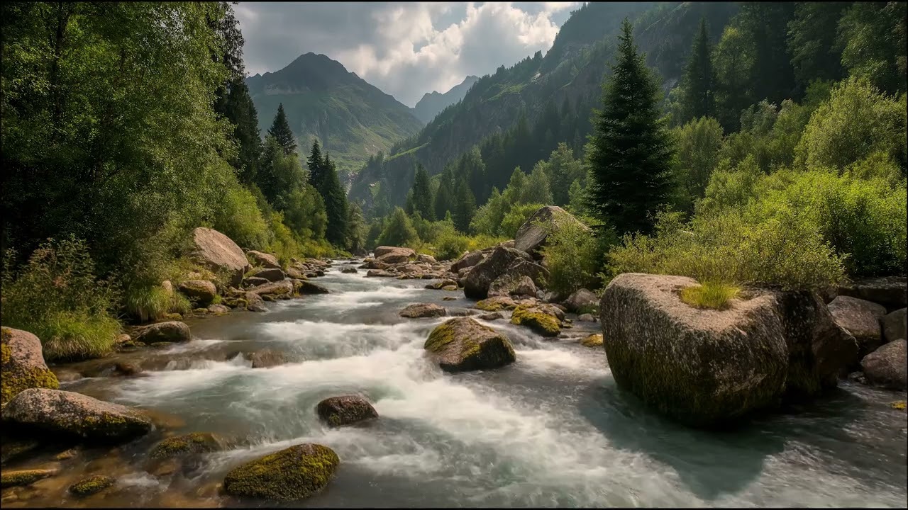 Soft Stream Sounds for Stress Relief & Sleep | 3 Hours