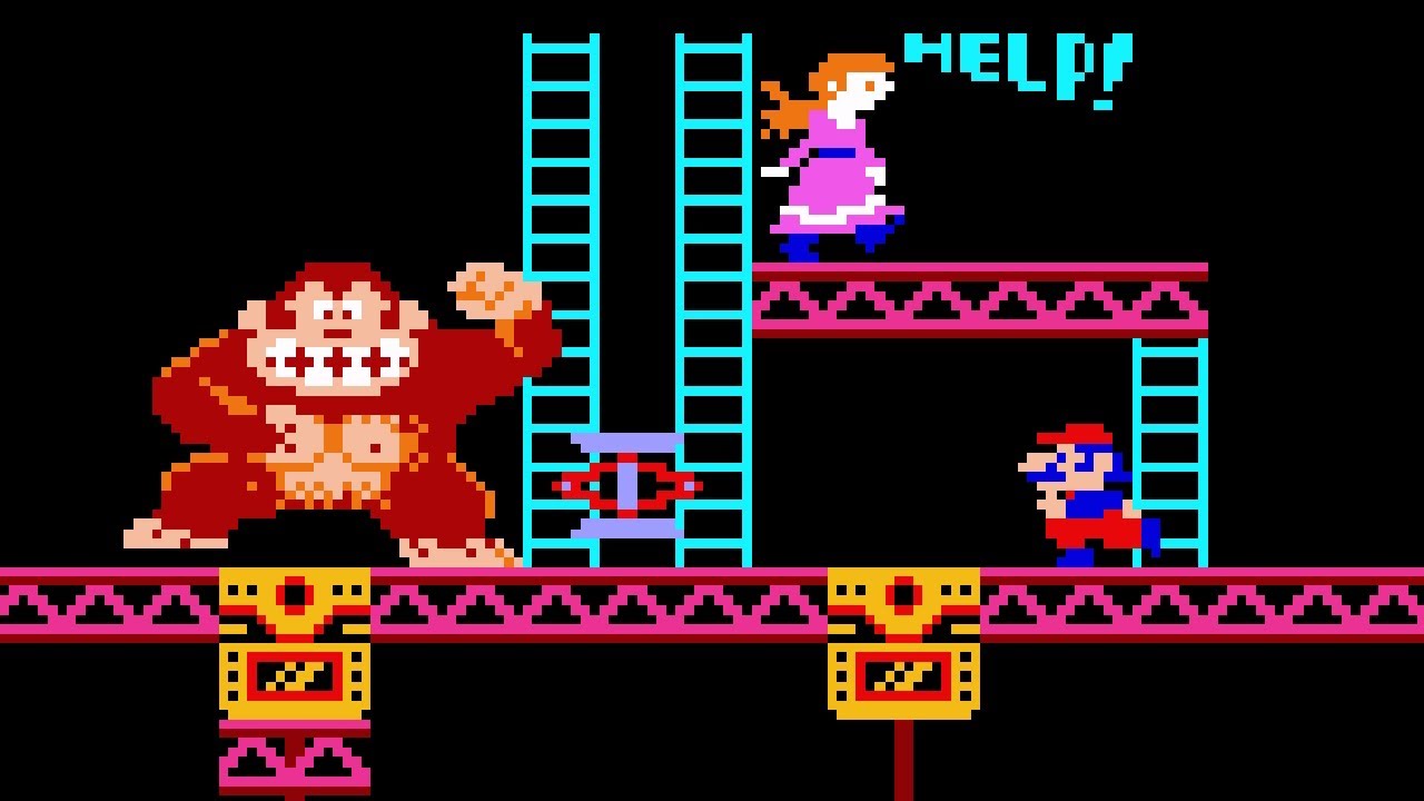 Donkey Kong (Arcade, 1981) | 19‑Round Single‑Player Session 🦧👨‍🔧💃
