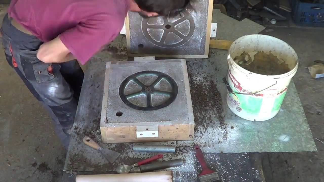 Metal Casting an aluminum wheel