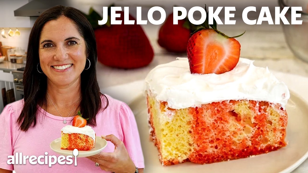 How to Make Jello Poke Cake | Get Cookin' | Allrecipes