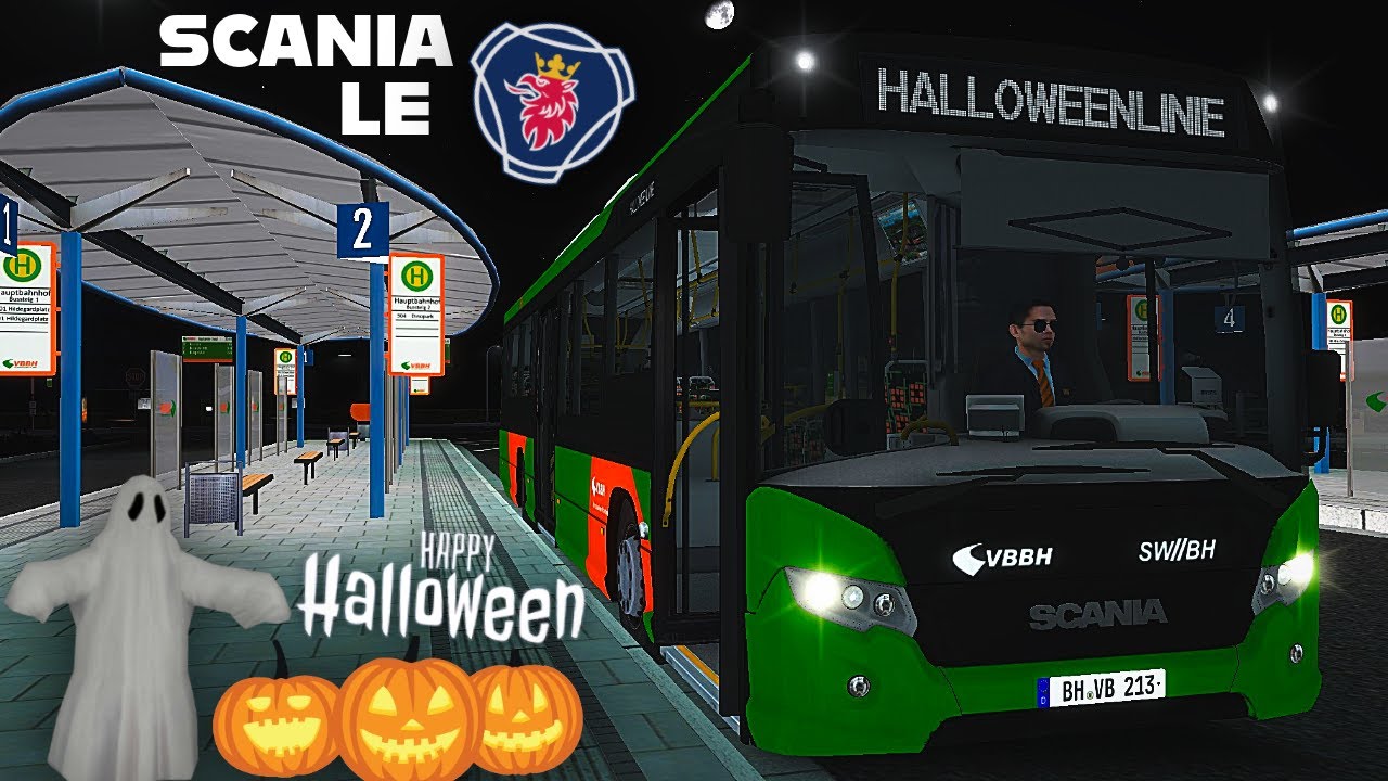 OMSI 2: HALLOWEEN-SPECIAL 🎃 im Scania Citywide LE! #356 | PxlKiing
