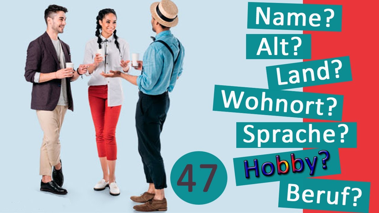 47-dars. Stellen Sie sich vor - o'zingizni tanishtiring. Nemis tilini mustaqil o'rganamiz. Muloqot.