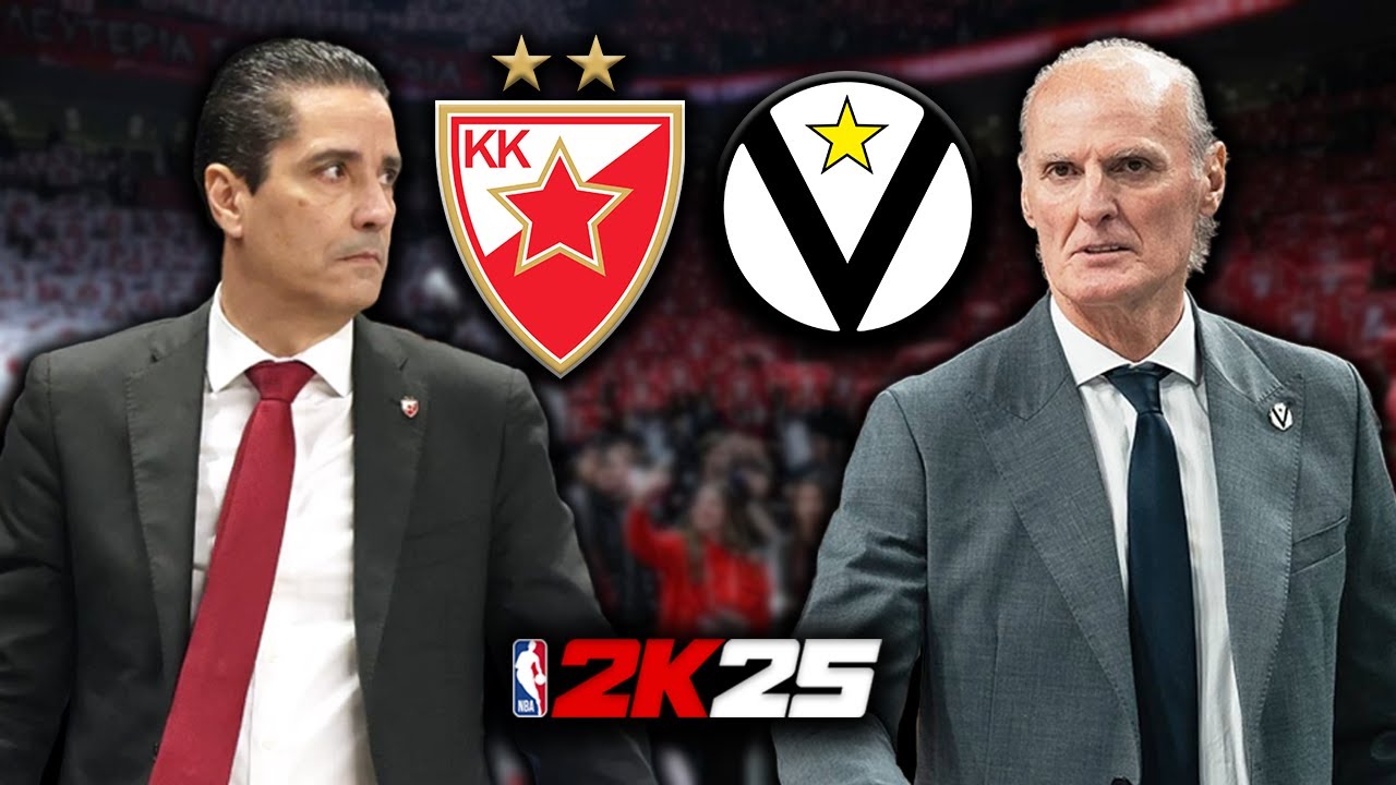 CRVENA ZVEZDA vs. VIRTUS BOLOGNA - EUROLEAGUE - NBA 2K25 4K