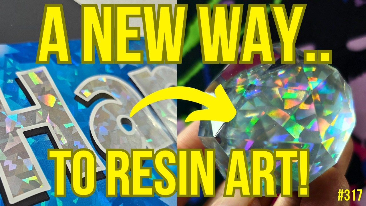 317. OMG! RESIN ART With BIRTHDAY BANNERS - THE NEXT BIG THING?