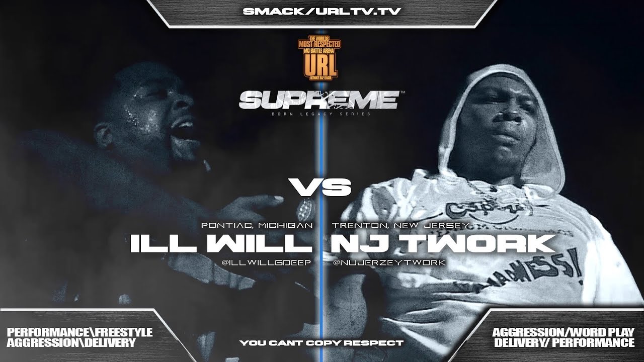 ILL WILL VS NU JERZY TWORK SMACK/ URL RAP BATTLE | URLTV